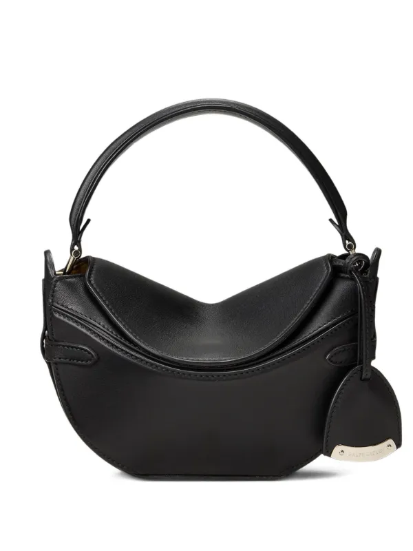 Ralph Lauren Collection Top-handle Leather Mini Bag in Black