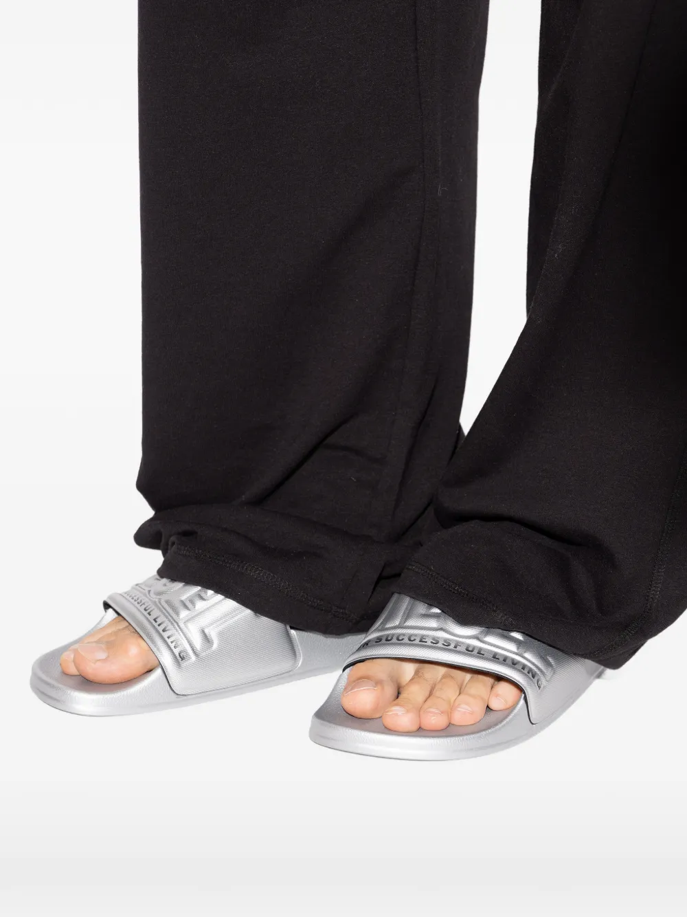 Diesel Mayemi slippers Zilver