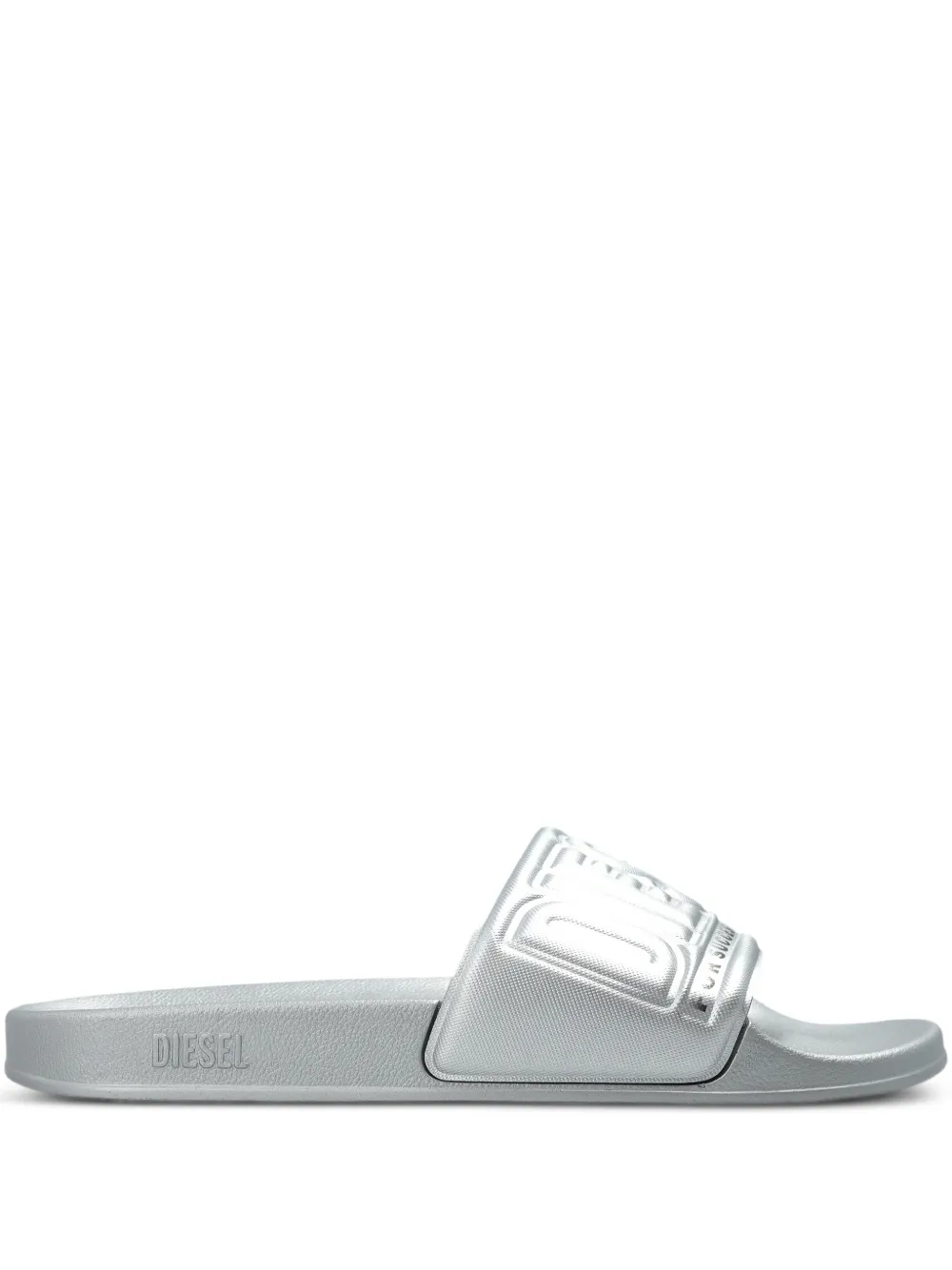 Diesel Mayemi slippers Zilver