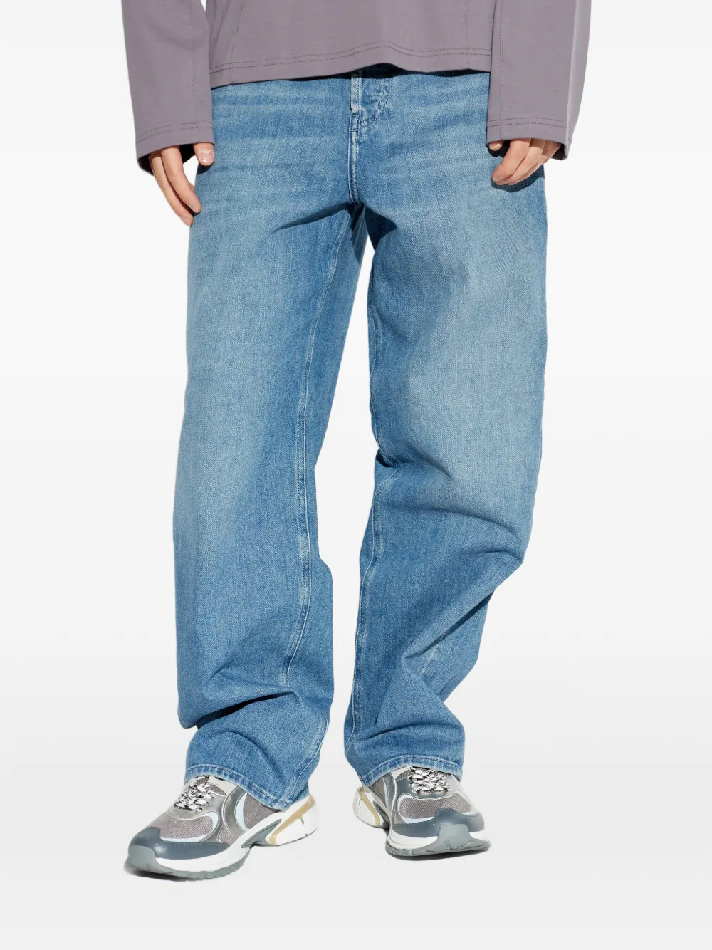Diesel 2001 D-Macro ruimvallende jeans Blauw