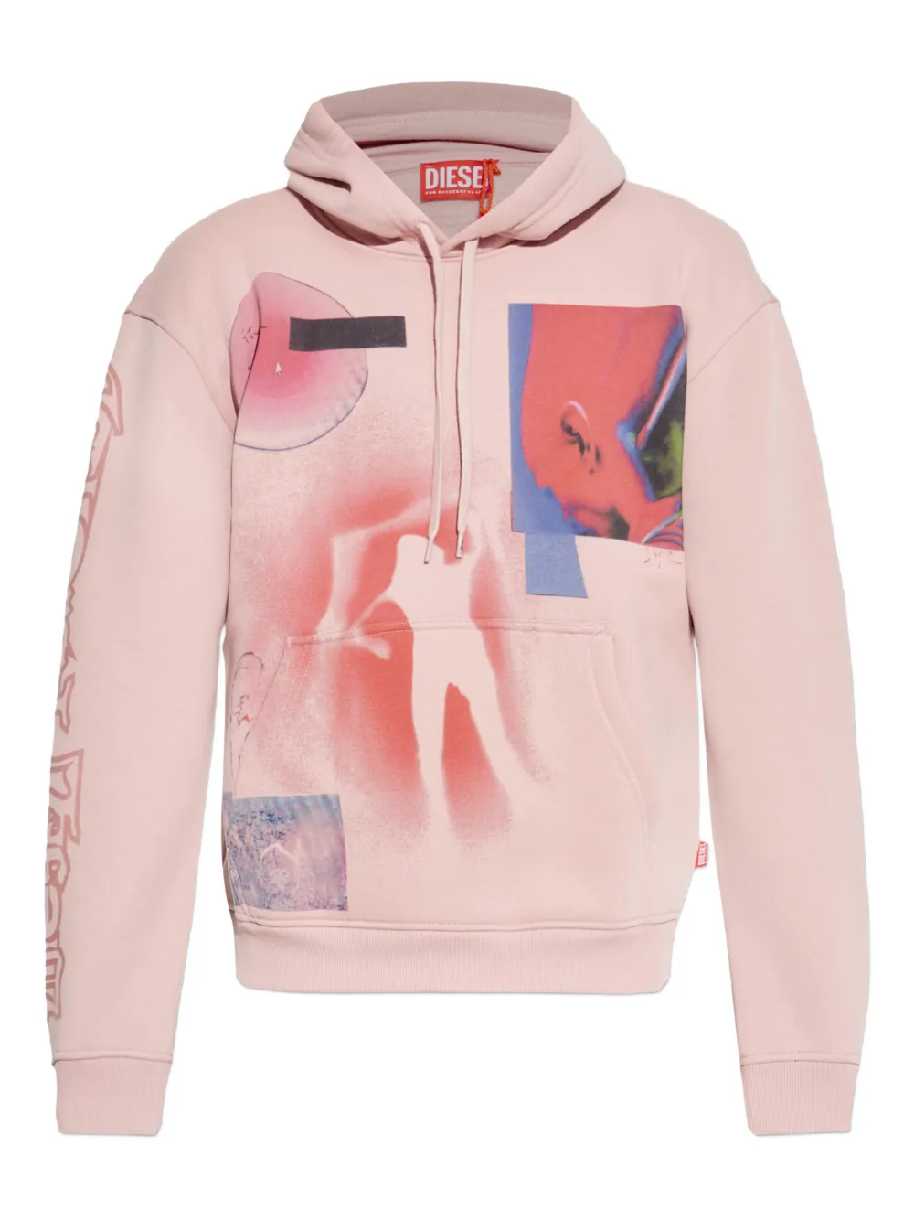 Diesel printed hoodie - Rosa