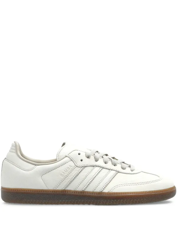 Adidas Samba OG Laced Striped Sneakers | White | FARFETCH IE
