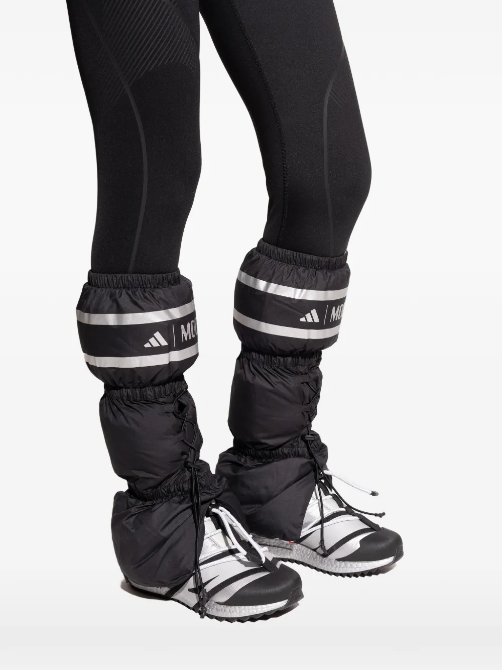 X Moon Boot Striped Socks