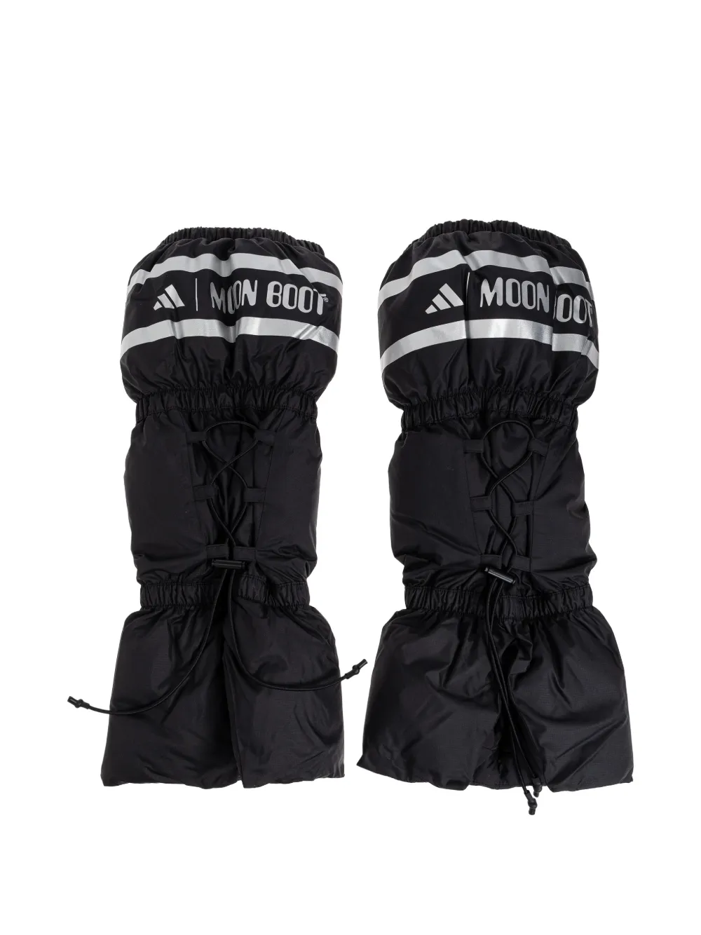 adidas x Moon Boot striped socks | Black | Image 1