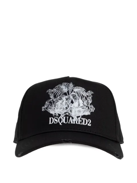 DSQUARED2 monkey-motif baseball cap