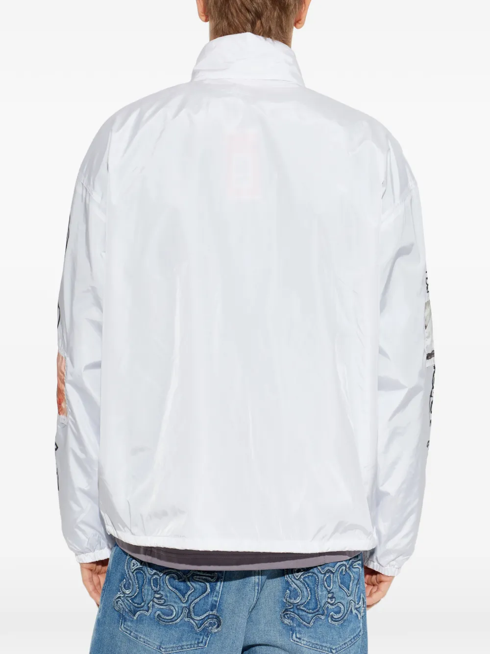 Diesel J-Claus jack met patchdetail Wit