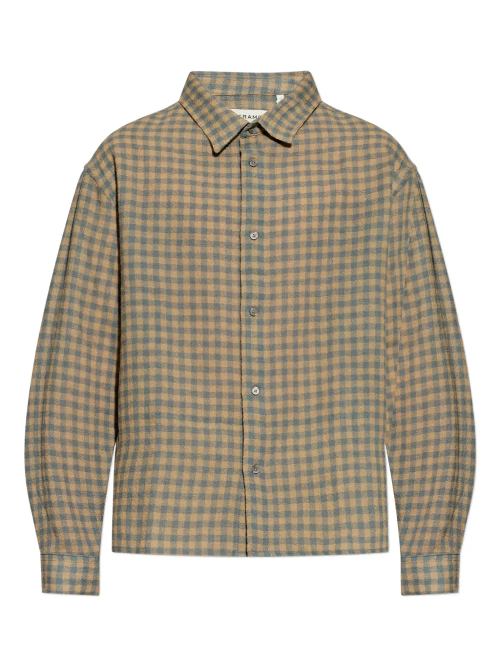 FRAME checked buttoned-up shirt | Neutrals | Image 1