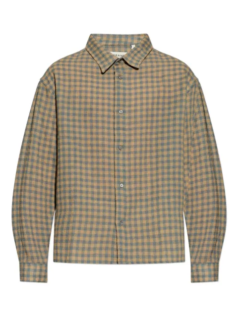 FRAME checked buttoned-up shirt