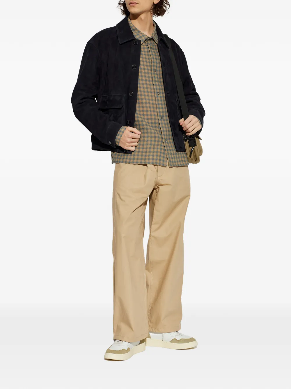 FRAME checked buttoned-up shirt - Beige