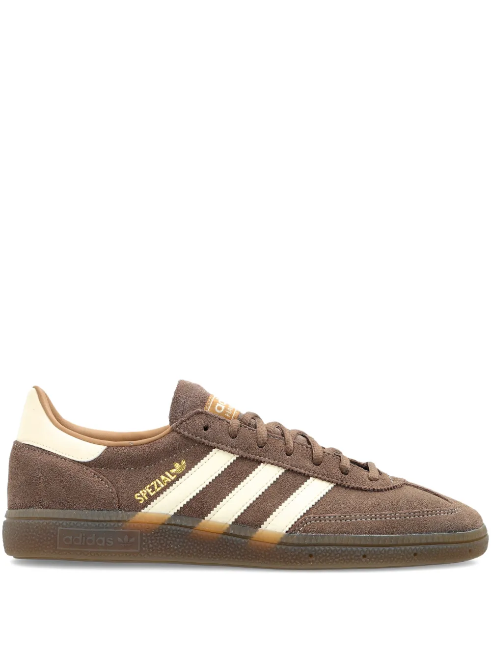 adidas stripes leather trainers - Marrone