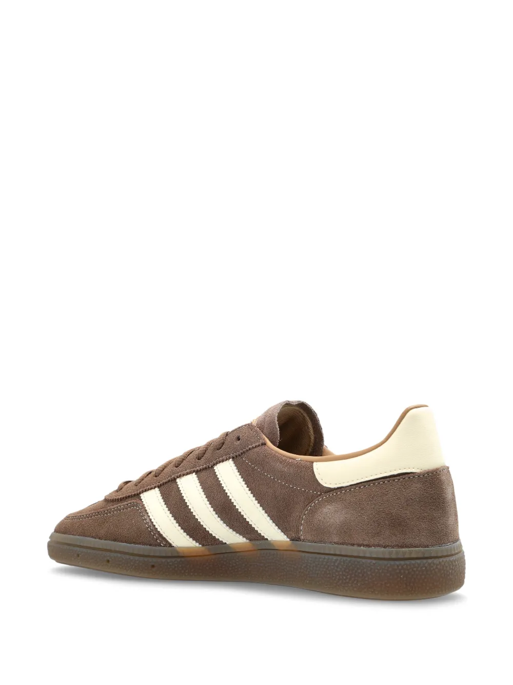 adidas Gestreepte leren sneakers Bruin