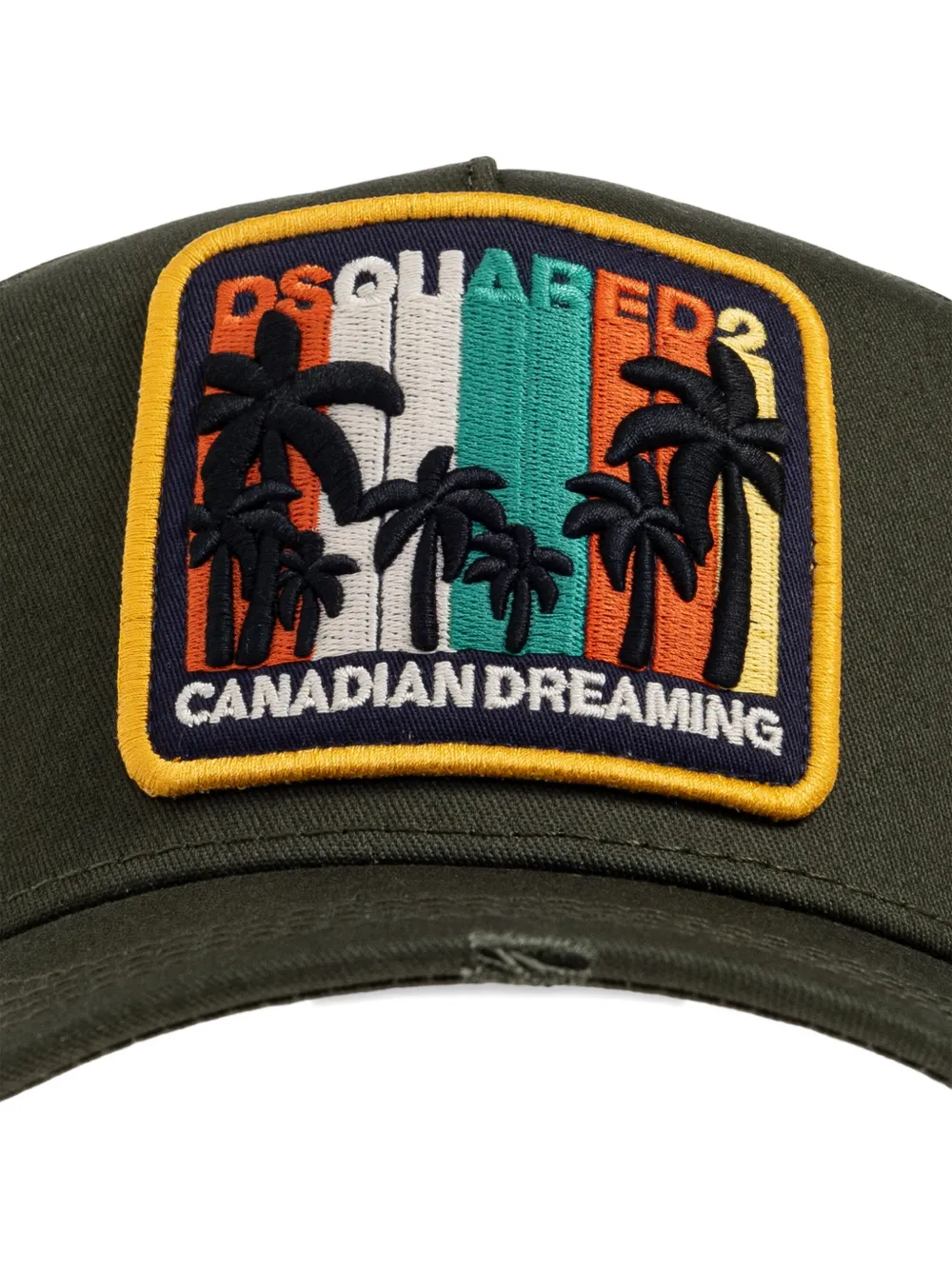 DSQUARED2 embroidered-patch hat | Image 2
