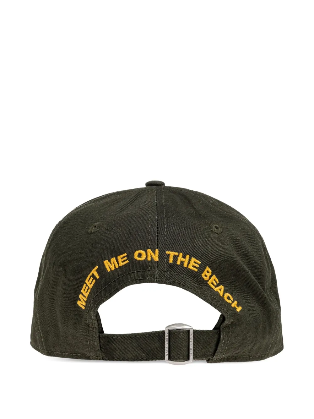 DSQUARED2 embroidered-patch hat | Green | Image 1