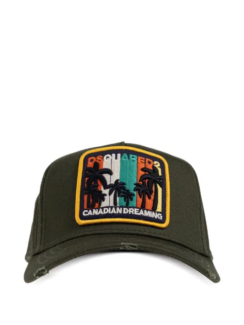 DSQUARED2 sombrero con parche bordado