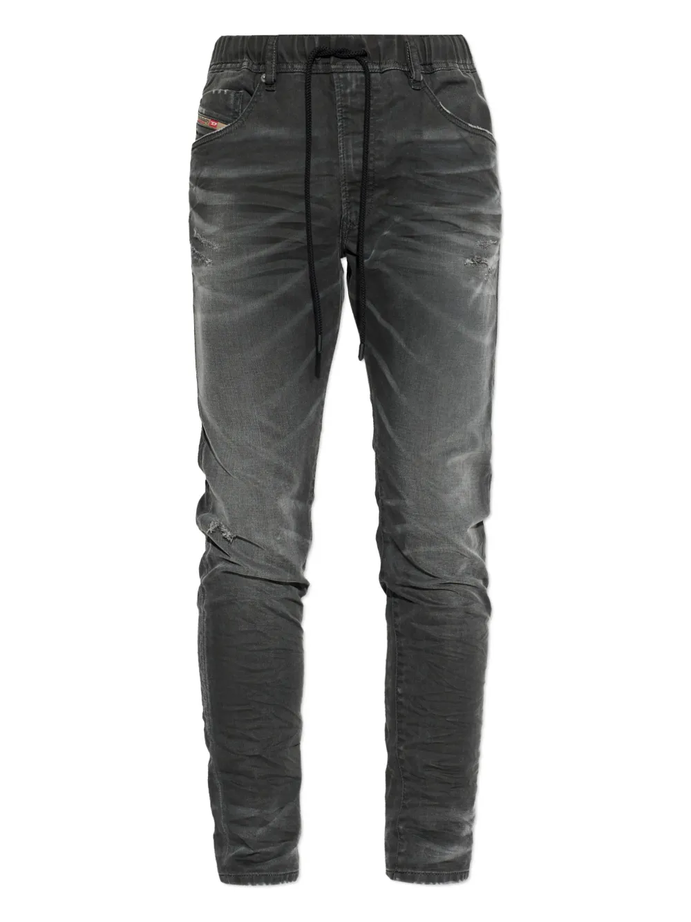 Diesel drawstring-waist skinny jeans - Grau