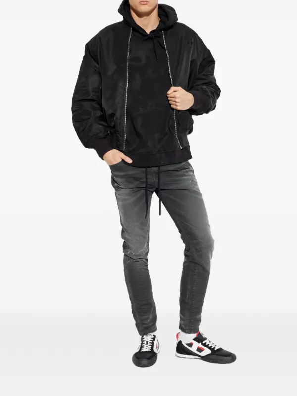 Diesel drawstring-waist Skinny Jeans | Grey | FARFETCH ZA
