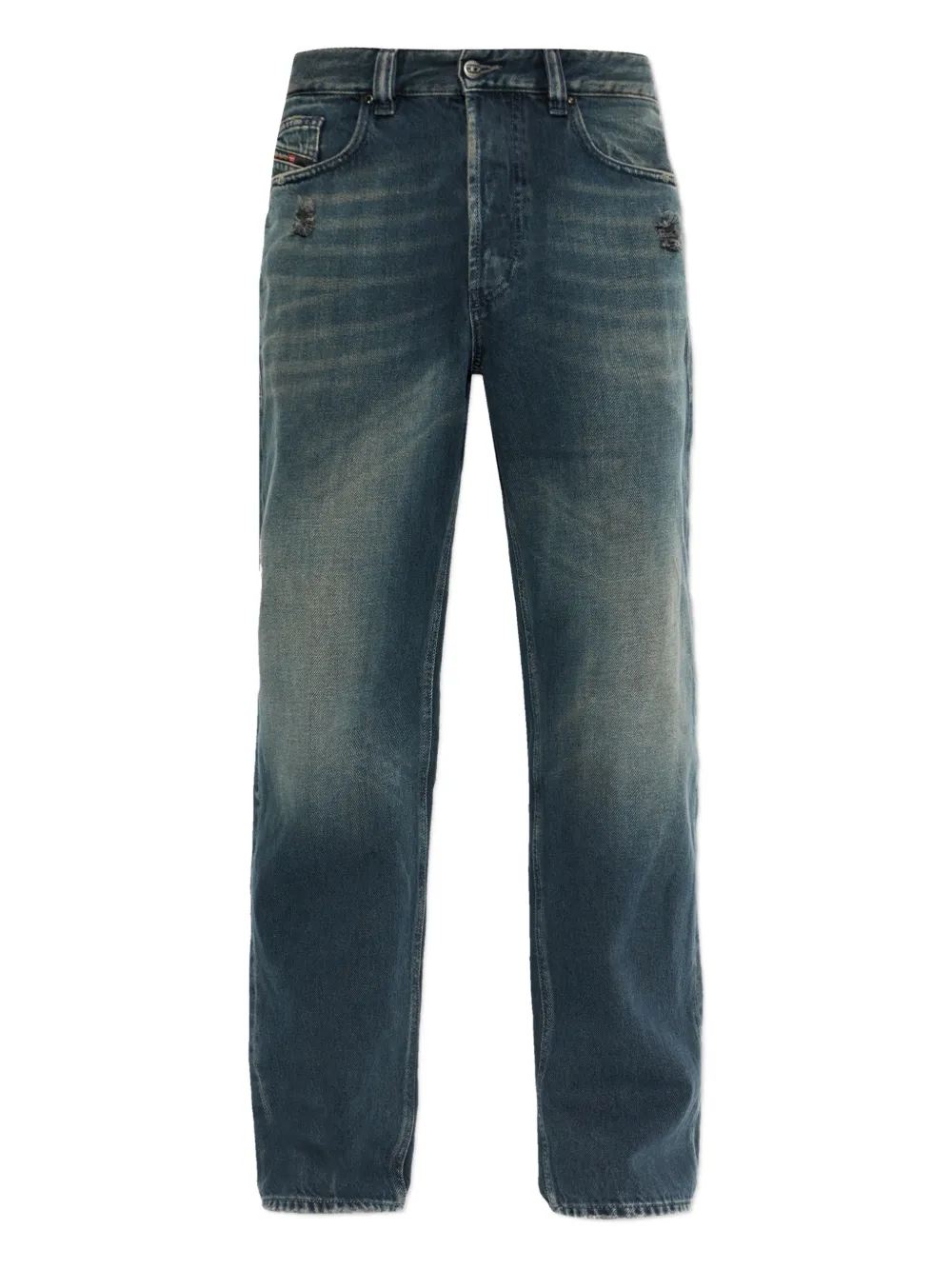 Diesel D-Macs distressed jeans - Blau