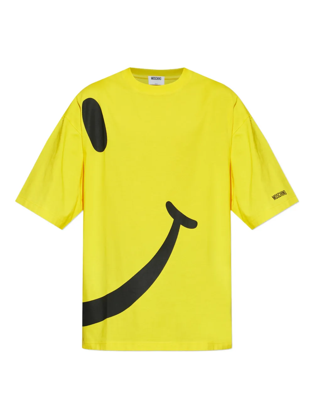 Moschino x SMILEY logo-print T-shirt - Giallo