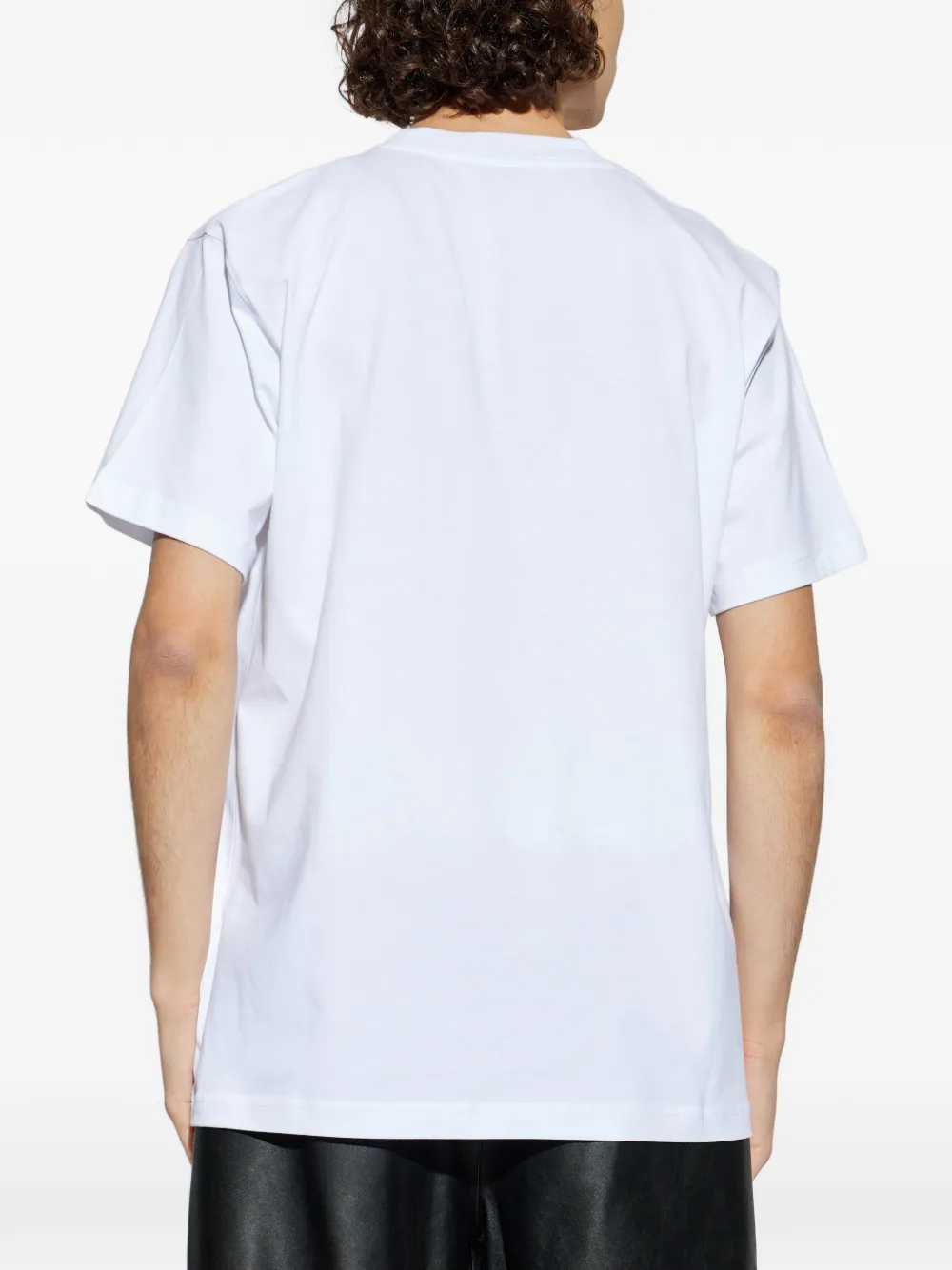Moschino T-shirt met logoprint Wit