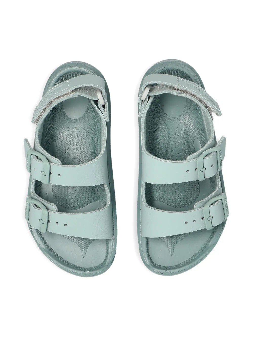 Birkenstock Kids Mogami sandalen met gesp Blauw