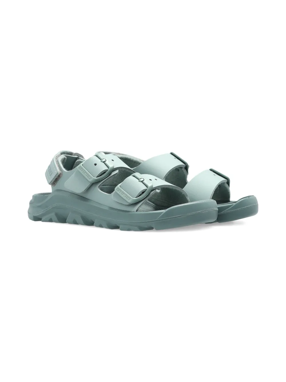 Birkenstock Kids Mogami buckle strap sandals - Blauw