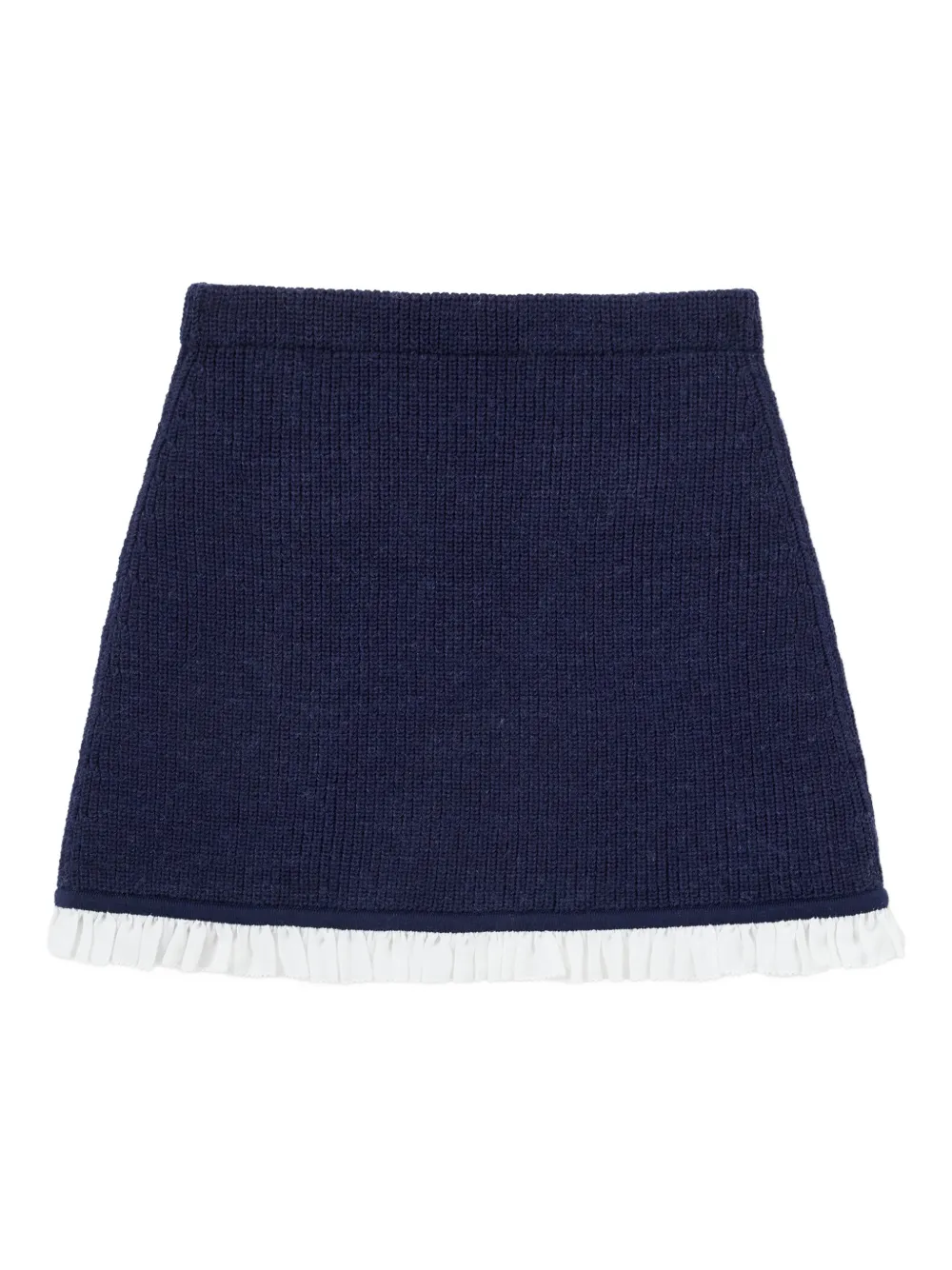  Self-portrait Kids Sequin-appliqués Skirt - Blue 