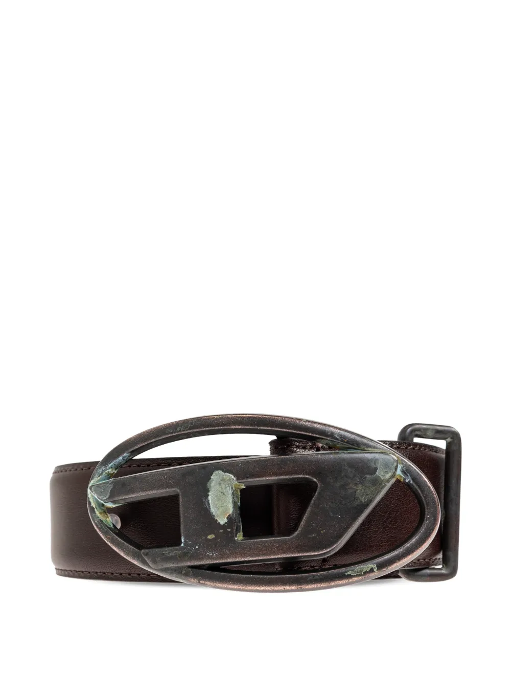 Diesel oval-D belt | Brown | Image 1