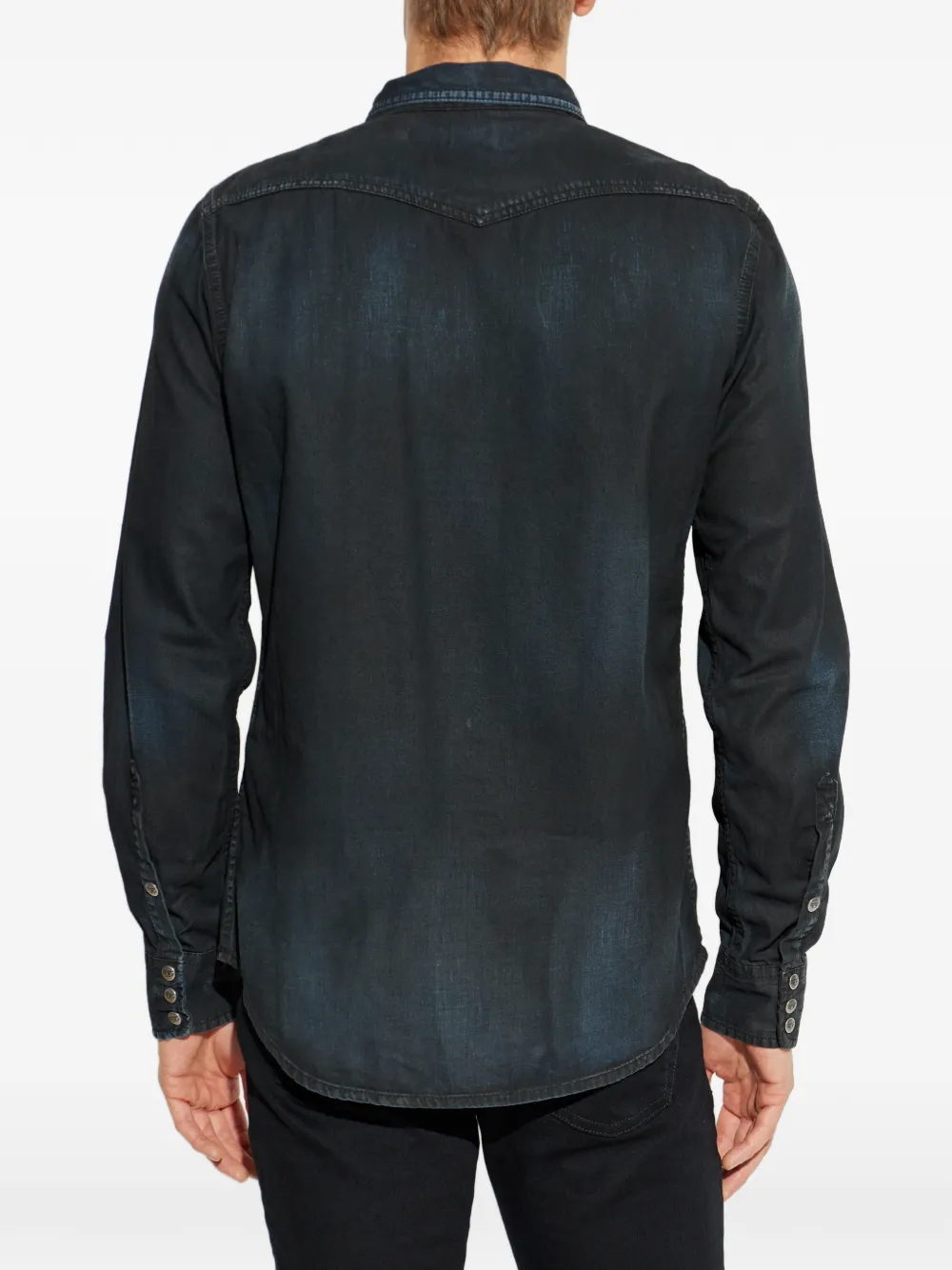 Diesel D-Vega overhemd met borstzak Blauw