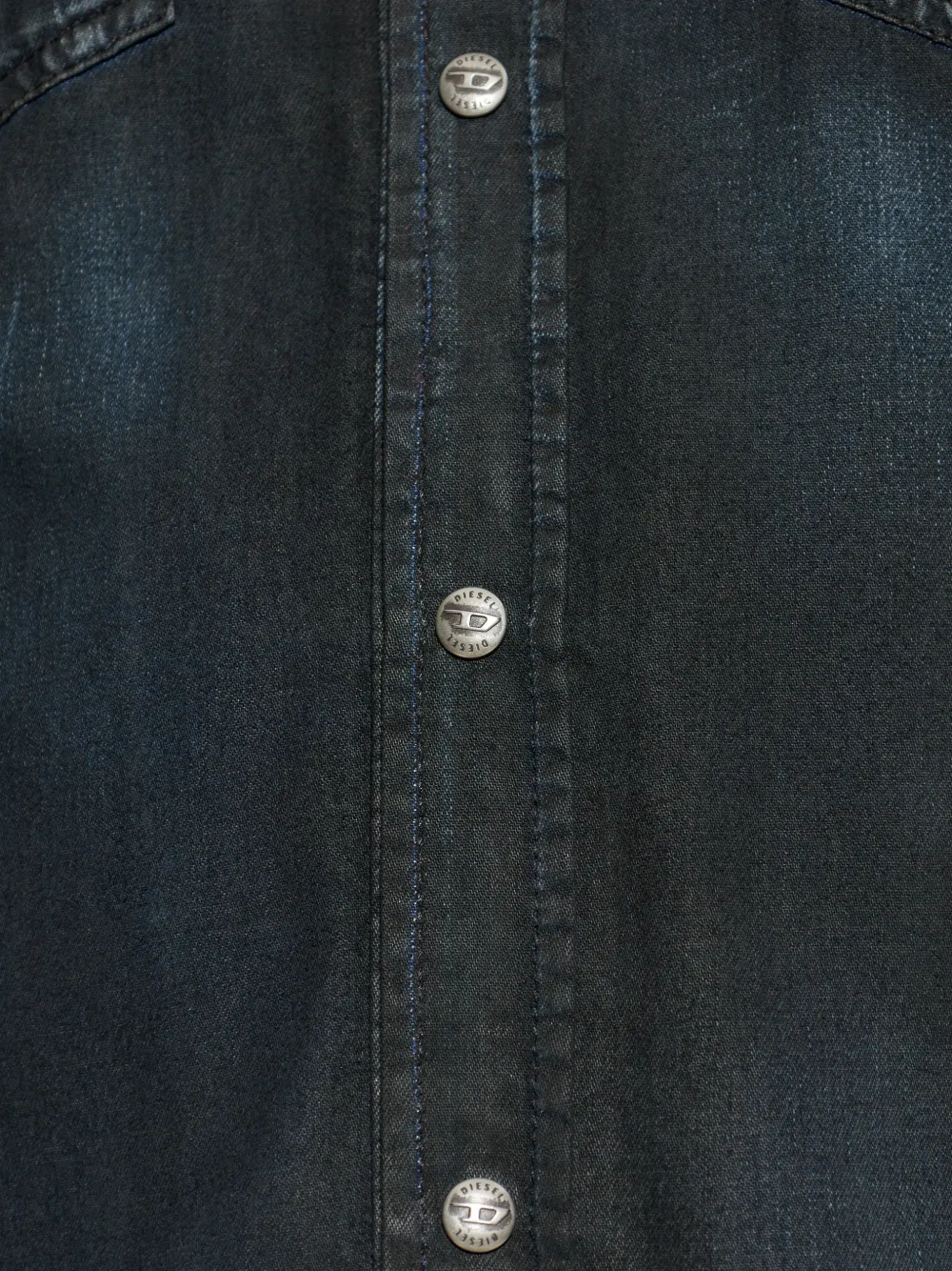 Diesel D-Vega overhemd met borstzak Blauw