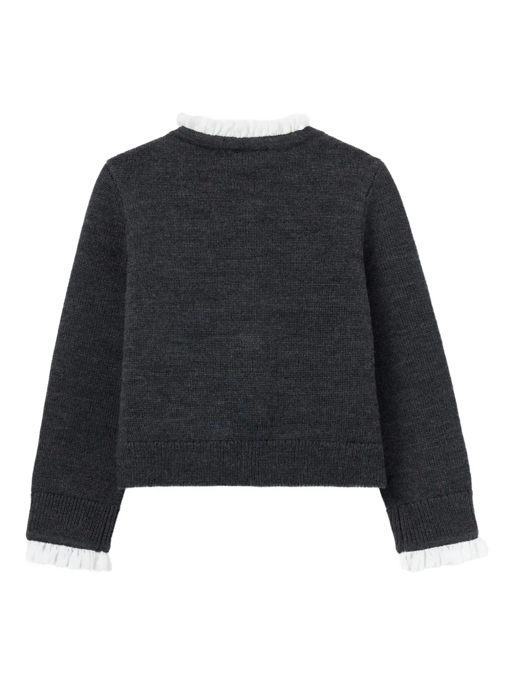 Self-Portrait Kids argyle-pattern cardigan | Girls Cardigans | Image 2