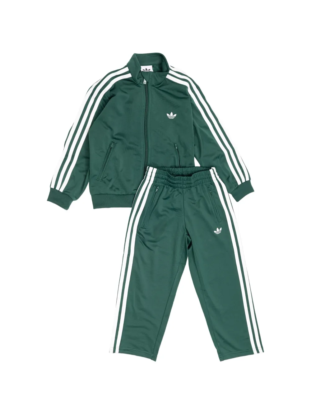 adidas Kids Tuta sportiva con cappuccio (2 pezzi) - Verde