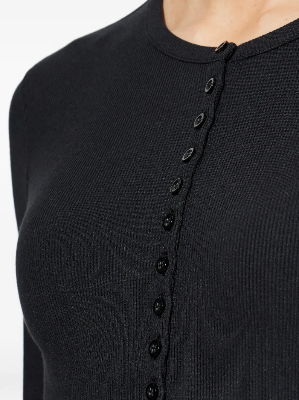 FRAME Gebreid vest Zwart