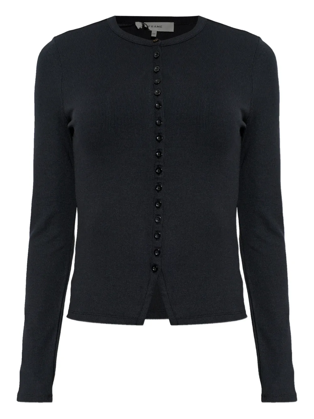 FRAME buttoned knitted cardigan | Schwarz | Image 1