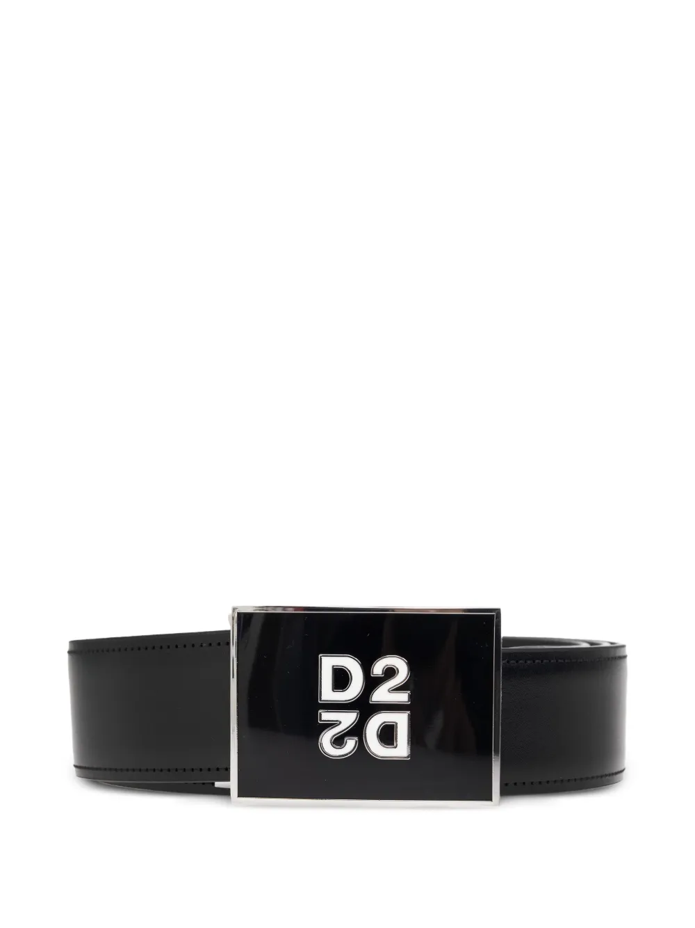 DSQUARED2 Riem met logogesp Zwart