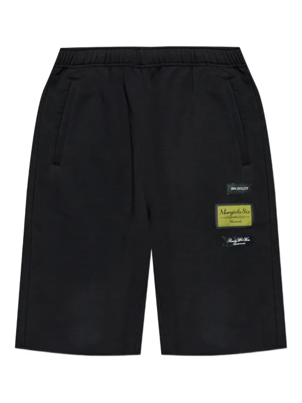 MM6 Maison Margiela パッチディテール ショートパンツ | ブラック