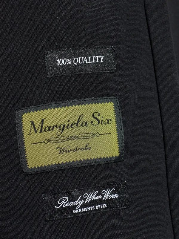 MM6 Maison Margiela パッチディテール ショートパンツ | ブラック