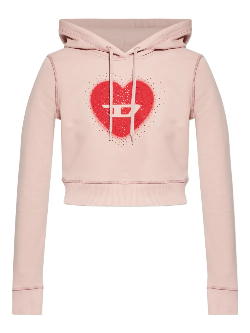 Diesel F-Slimmy hoodie - Rosa