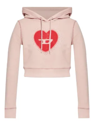 AMBUSH ピンク クロップドパーカー プリント AMBUSH クロップド パーカー | ピンク | FARFETCH JP