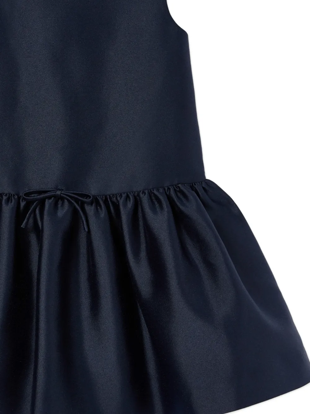Self-Portrait Kids Flared jurk met imitatieparel Blauw