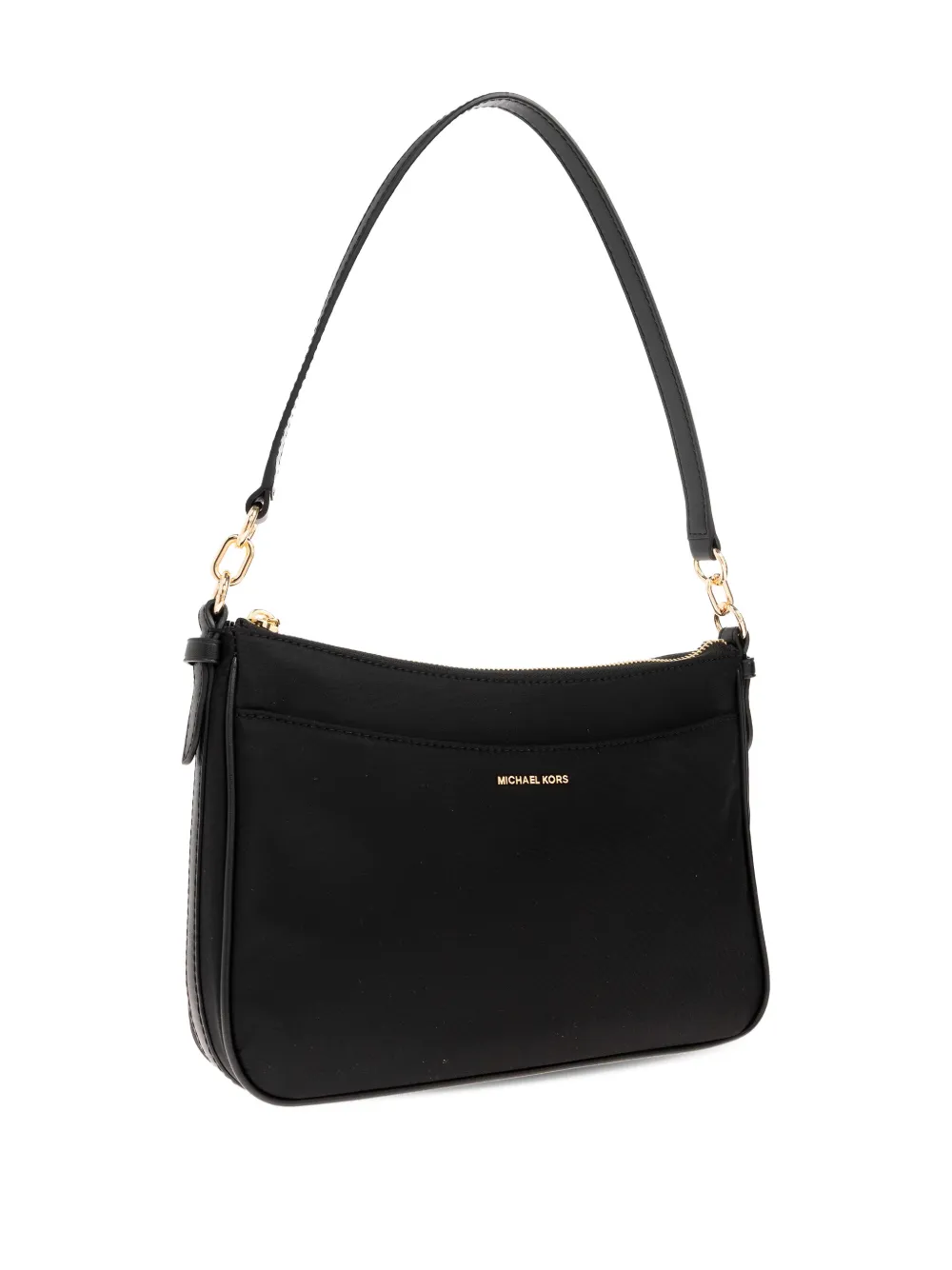 Michael Kors Jet Set medium schoudertas met bedel Zwart