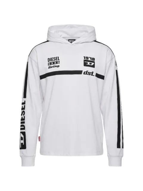 Diesel logo-print hoodie