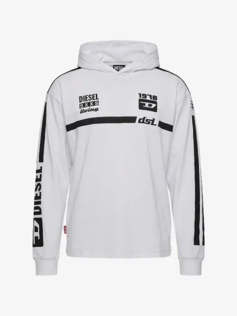 Diesel hoodie T-shirt with contrast graphics