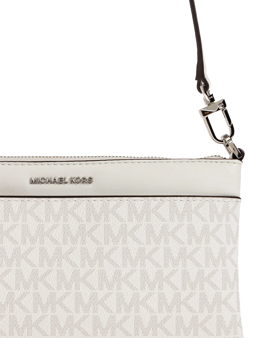 Jet Set Logo-Pattern Shoulder Bag