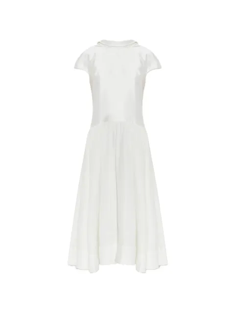 Self-Portrait scoop-neck back midi dress