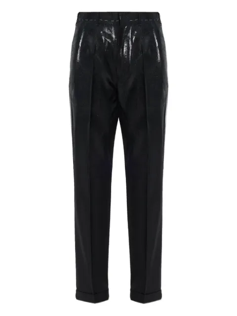 Maison Margiela glazed-effect trousers