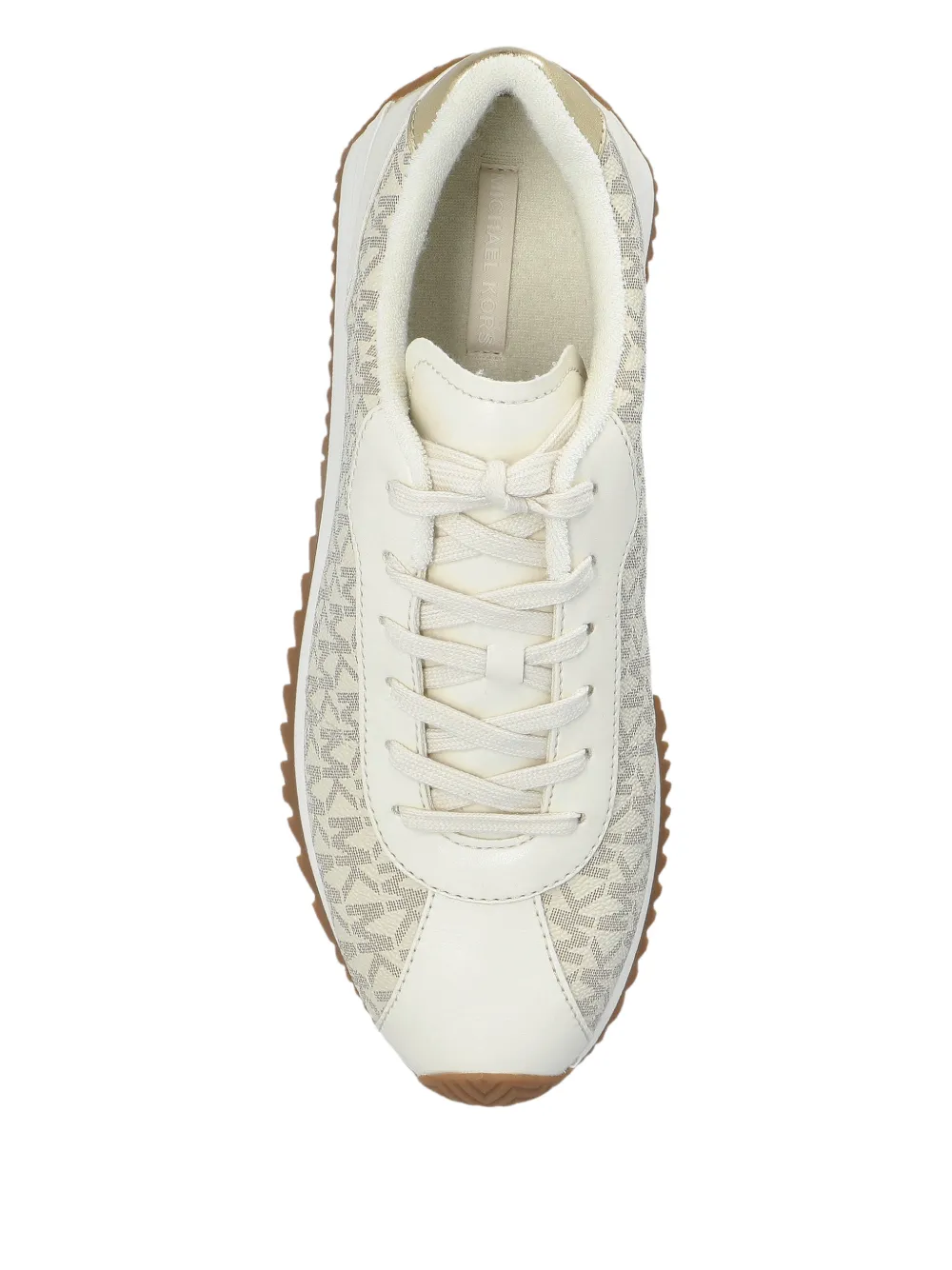 Michael Kors Rhodes low-top sneakers met monogram Beige