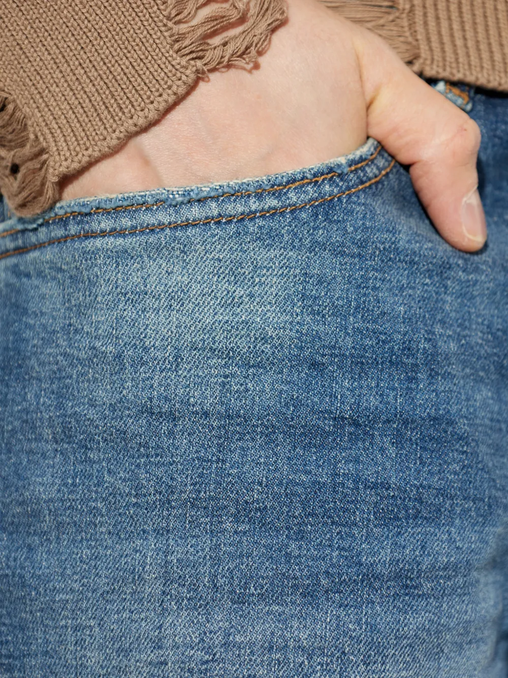 Diesel D-Finitive 0bebd straight jeans Blauw