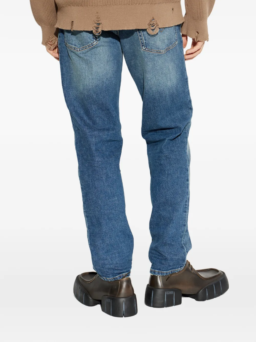 Diesel D-Finitive 0bebd straight jeans Blauw