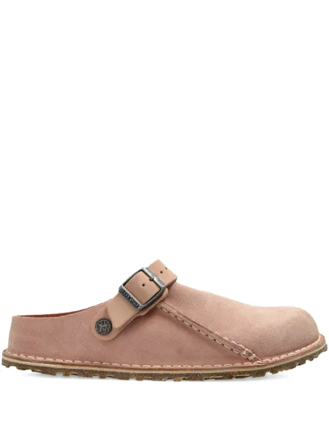 Birkenstock buckle suede mules