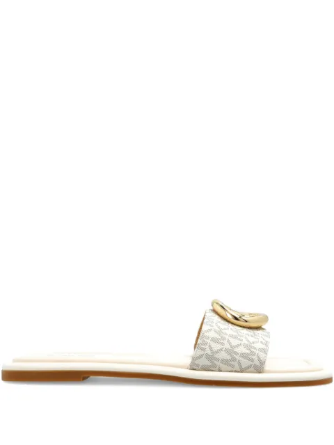 Michael Michael Kors logo-print hardware sandals